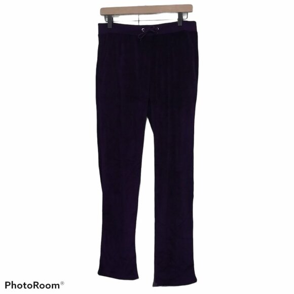 Tracksuit Purple Velour Jogger Lounge Pant New Without Tags Size Medium - Picture 1 of 10